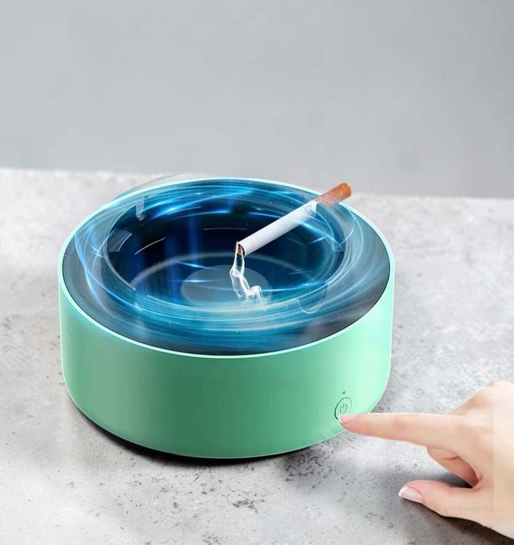 Smart Air Purifier Cigarette Ashtray Eliminate Secondhand Smoke and Tobacco Odor
